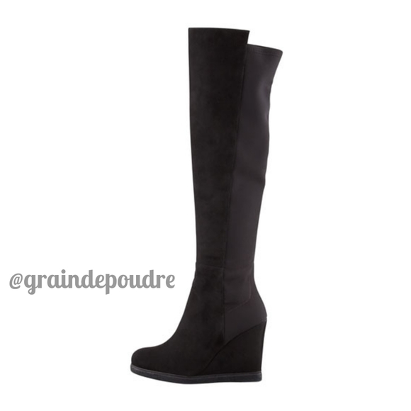 Stuart Weitzman Suede Demiswoon OTK Boots 9M - Picture 5 of 9